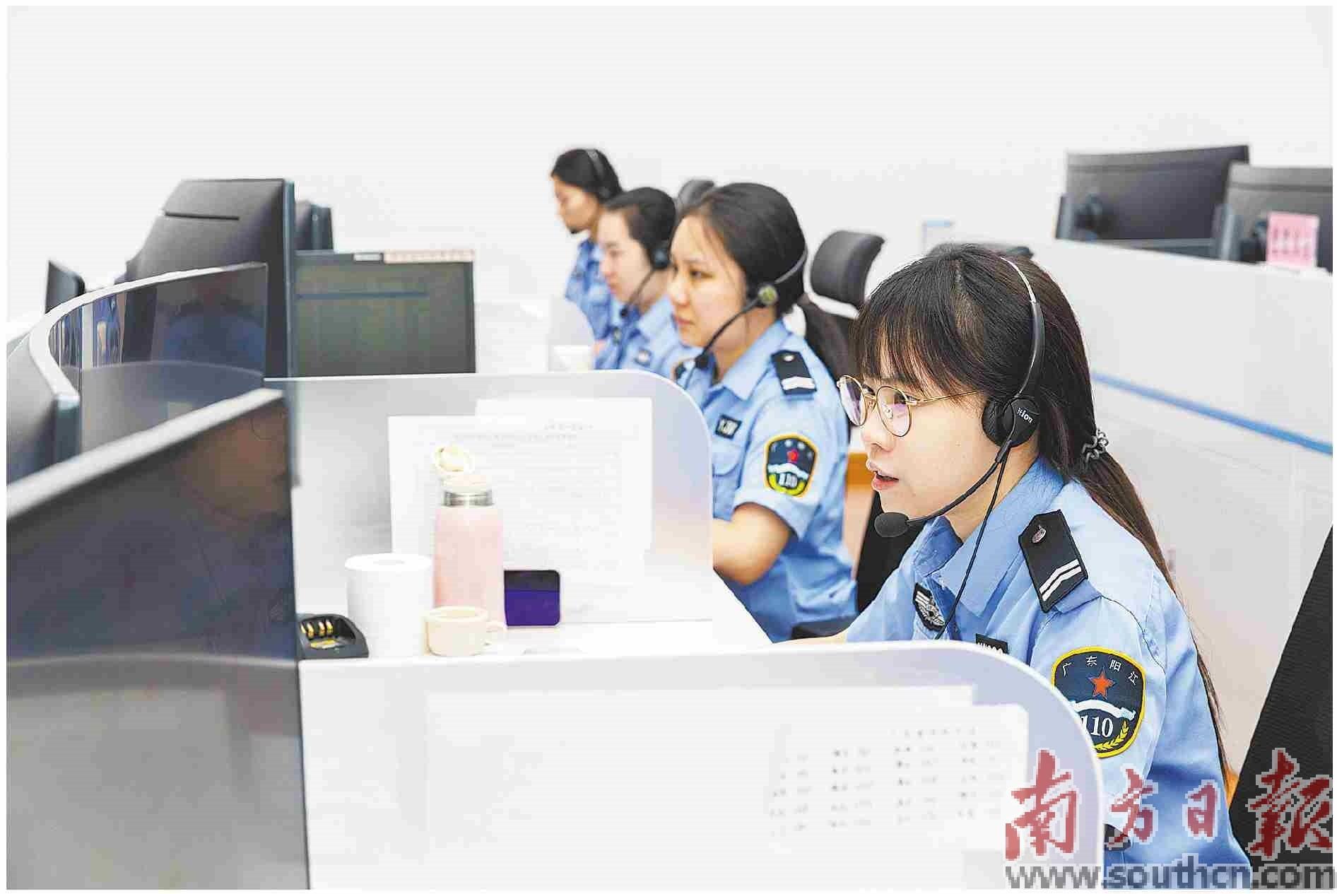除了用科技手段提高政法队伍效率外，阳江还加大电子政务信息化建设，让数据多跑路，让群众少跑腿。  阳江市委政法委供图